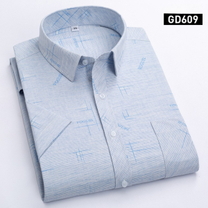 Áo sƠ mi xÁm sỢi tre hỌa tiẾt phẨy gd556 (sao chép)