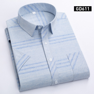 Áo sƠ mi xÁm sỢi tre hỌa tiẾt phẨy gd556 (sao chép)