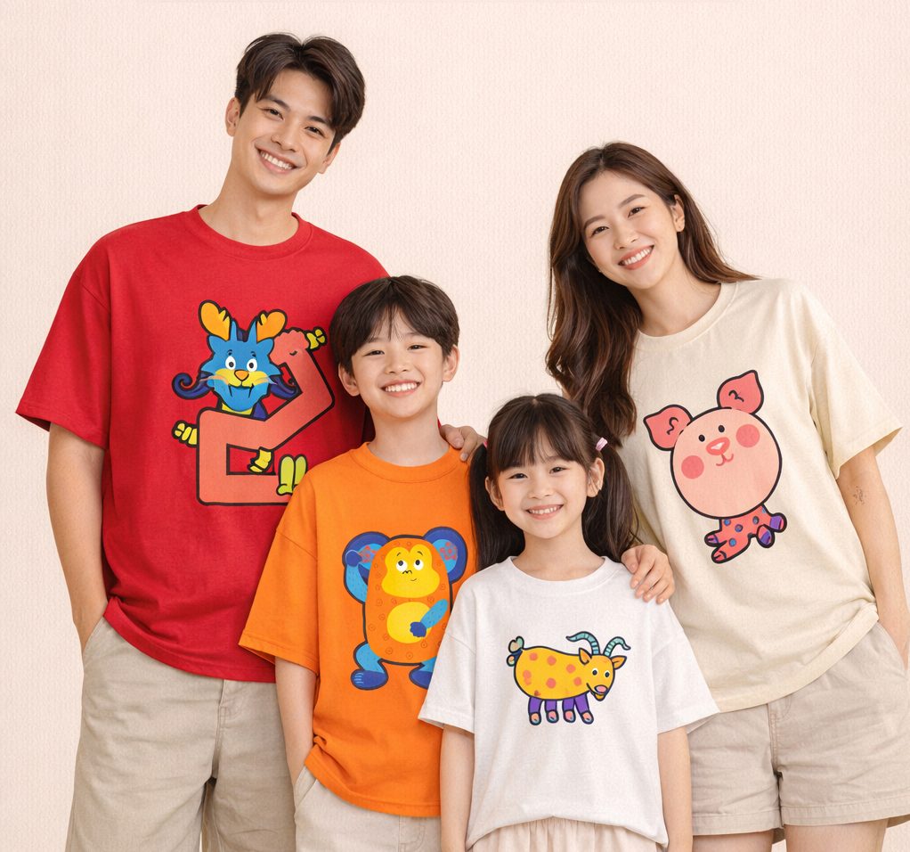 zodia play collection | Áo thun 12 con giáp unisex zodia play collection | Áo thun 12 con giáp unisex