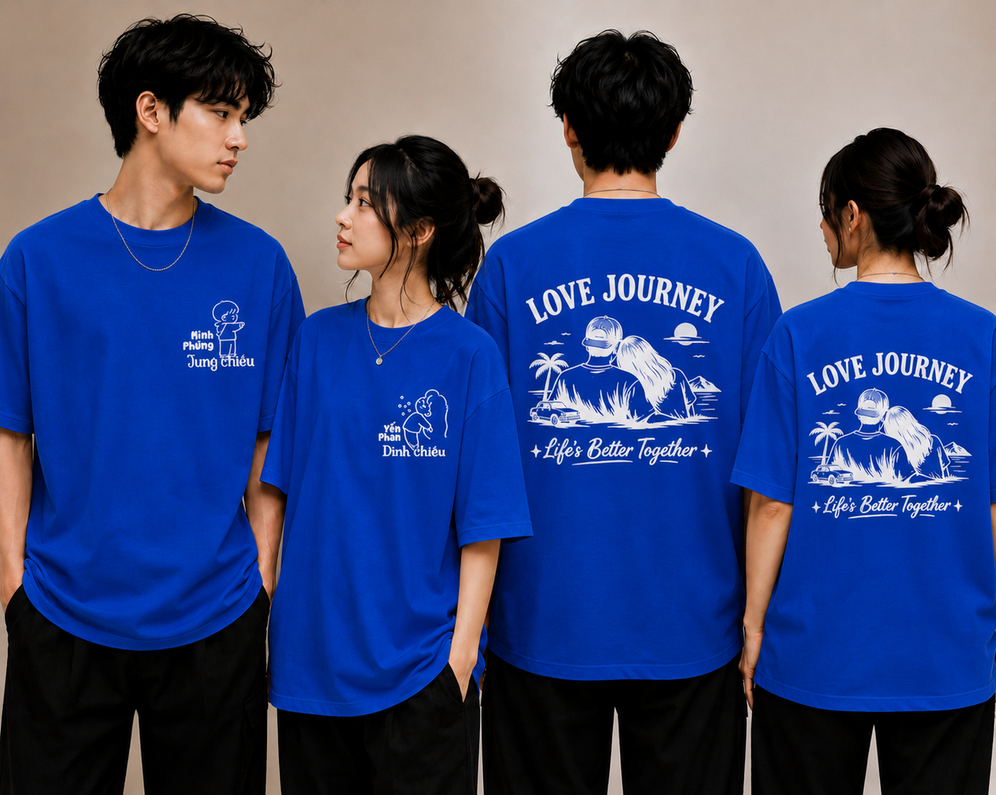 Áo Đôi dragon mood tee 🐲 “tôi siêu cọc ~” — “tôi quen rồi ~ (sao chép)